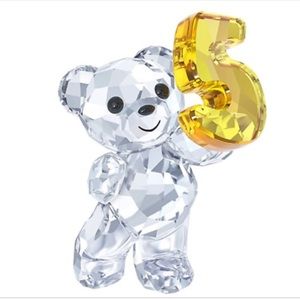 Swarovski Crystal Bear Figurine Yellow #5